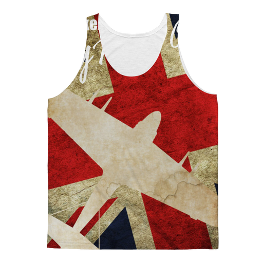 VIRGIN TEEZ Tank Tops XS Hawker Typhoon Vintage WW2 Classic Sublimation Adult Tank Top