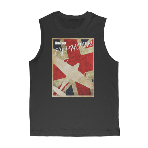 VIRGIN TEEZ Tank Tops Black / Unisex / S Hawker Typhoon Vintage WW2 Premium Adult Muscle Top