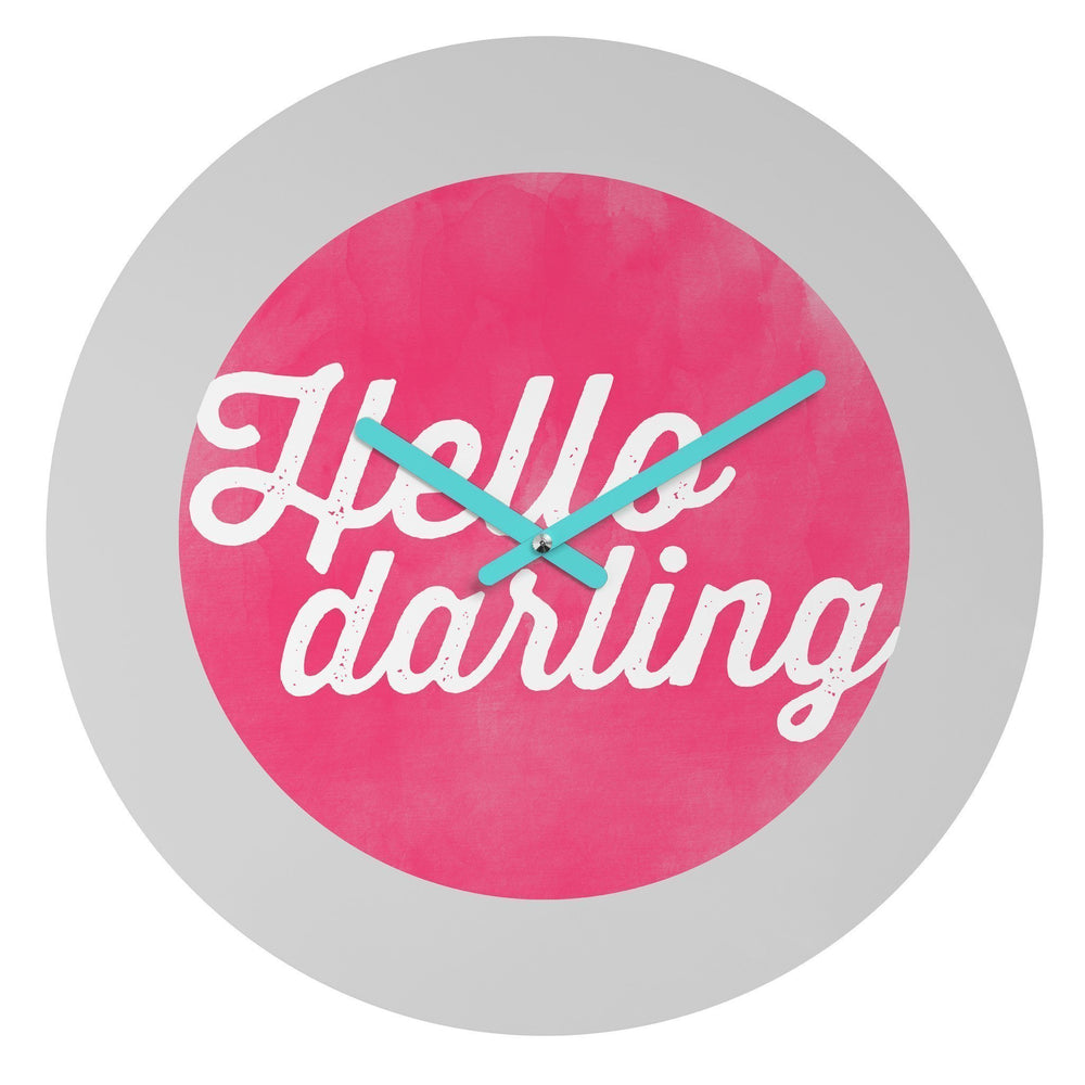 Wall Clock WallClock HELLO DARLING WALL CLOCK