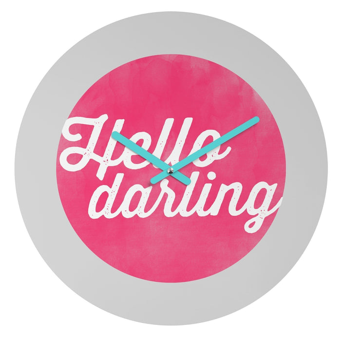 Wall Clock WallClock HELLO DARLING WALL CLOCK