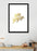 LUVD Framed Art Prints Hello Gorgeous Gold  Frame