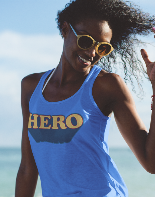 VIRGIN TEEZ Women Tank top Hero Women Tank Top