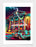 LUVD Framed Art Prints Hill Valley  Frame