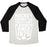 Virgin Teez  Baseball Tee Unisex Tri-Blend Baseball Tee / small / Oatmeal / Black HOCKEY: KEEPING THE TOOTH FAIRY IN BUSINESS UNISEX TRI-BLEND BASEBALL TEE