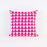 The Pillow pillows Hot Pink Mountains of Montana Triangle Screen Print Organic Pillow