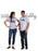HUM TUM T-SHIRT Hubby and Wifey (Classic) Classic Couple T-Shirt