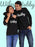 HUM TUM T-SHIRT Hubby Wifey Couple Full Sleeves Black