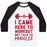 Virgin Teez  Baseball Tee Unisex Classic Baseball Tee / x-small / White/Black I CAME HERE TO WORKOUT NOT TALK TO MUGGLES UNISEX CLASSIC BASEBALL TEE