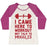 Virgin Teez  Baseball Tee Women's Tri-Blend Baseball Tee / small / Oatmeal / Berry I CAME HERE TO WORKOUT NOT TALK TO MUGGLES WOMEN'S TRI-BLEND BASEBALL TEE