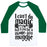 Virgin Teez  Baseball Tee Unisex Classic Baseball Tee / x-small / White/Dark Green I CAN BE A SWOLE-ASS MUGGLE UNISEX CLASSIC BASEBALL TEE