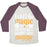 Virgin Teez  Baseball Tee Unisex Tri-Blend Baseball Tee / small / Oatmeal / Maroon I CAN BE A SWOLE-ASS MUGGLE UNISEX TRI-BLEND BASEBALL TEE