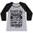 Virgin Teez  Baseball Tee Women's Tri-Blend Baseball Tee / small / Athletic Gray / Black I CAN BE A SWOLE-ASS MUGGLE WOMEN'S TRI-BLEND BASEBALL TEE