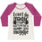 Virgin Teez  Baseball Tee Women's Tri-Blend Baseball Tee / small / Oatmeal / Berry I CAN BE A SWOLE-ASS MUGGLE WOMEN'S TRI-BLEND BASEBALL TEE