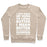 Virgin Teez  Pullover Crewneck Sweatshirt / x-small / Heathered Oatmeal I JUST WANT MY BUNS TO LOOK BUTTER I MEAN BETTER BUT ALSO BUTTER RUNNING MAKES ME HUNGRY CREWNECK SWEATSHIRT