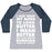 Virgin Teez  Baseball Tee Women's Tri-Blend Baseball Tee / small / Athletic Gray / Navy I JUST WANT MY BUNS TO LOOK BUTTER I MEAN BETTER BUT ALSO BUTTER RUNNING MAKES ME HUNGRY WOMEN'S TRI-BLEND BASEBALL TEE