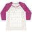 Virgin Teez  Baseball Tee Women's Tri-Blend Baseball Tee / small / Oatmeal / Berry I JUST WANT MY BUNS TO LOOK BUTTER I MEAN BETTER BUT ALSO BUTTER RUNNING MAKES ME HUNGRY WOMEN'S TRI-BLEND BASEBALL TEE