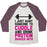Virgin Teez  Baseball Tee Unisex Tri-Blend Baseball Tee / small / Oatmeal / Maroon I JUST WANT SOMEONE TO CUDDLE AND DRINK PROTEIN SHAKES WITH UNISEX TRI-BLEND BASEBALL TEE