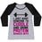 Virgin Teez  Baseball Tee Women's Tri-Blend Baseball Tee / small / Athletic Gray / Black I JUST WANT SOMEONE TO CUDDLE AND DRINK PROTEIN SHAKES WITH WOMEN'S TRI-BLEND BASEBALL TEE