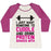 Virgin Teez  Baseball Tee Women's Tri-Blend Baseball Tee / small / Oatmeal / Berry I JUST WANT SOMEONE TO CUDDLE AND DRINK PROTEIN SHAKES WITH WOMEN'S TRI-BLEND BASEBALL TEE