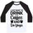 Virgin Teez  Baseball Tee Unisex Classic Baseball Tee / x-small / White/Black I JUST WANT TO DRINK COFFEE AND DO YOGA UNISEX CLASSIC BASEBALL TEE