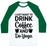 Virgin Teez  Baseball Tee Unisex Classic Baseball Tee / x-small / White/Dark Green I JUST WANT TO DRINK COFFEE AND DO YOGA UNISEX CLASSIC BASEBALL TEE