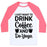 Virgin Teez  Baseball Tee Unisex Classic Baseball Tee / x-small / White/Neon Pink I JUST WANT TO DRINK COFFEE AND DO YOGA UNISEX CLASSIC BASEBALL TEE