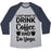 Virgin Teez  Baseball Tee Unisex Tri-Blend Baseball Tee / small / Athletic Gray / Navy I JUST WANT TO DRINK COFFEE AND DO YOGA UNISEX TRI-BLEND BASEBALL TEE