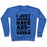 Virgin Teez  Pullover Crewneck Sweatshirt / x-small / Heathered Blue I JUST WANT TO HAVE ABS...OLUTELY ALL THE VODKA CREWNECK SWEATSHIRT