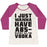 Virgin Teez  Baseball Tee Women's Tri-Blend Baseball Tee / small / Oatmeal / Berry I JUST WANT TO HAVE ABS...OLUTELY ALL THE VODKA WOMEN'S TRI-BLEND BASEBALL TEE