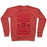 Virgin Teez  Pullover Crewneck Sweatshirt / x-small / Heathered Red I KEEP BETTER TRACK OF MY CALORIC INTAKE THAN I DO MY VODKA INTAKE CREWNECK SWEATSHIRT
