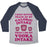 Virgin Teez  Baseball Tee Unisex Tri-Blend Baseball Tee / small / Athletic Gray / Navy I KEEP BETTER TRACK OF MY CALORIC INTAKE THAN I DO MY VODKA INTAKE UNISEX TRI-BLEND BASEBALL TEE