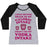 Virgin Teez  Baseball Tee Women's Tri-Blend Baseball Tee / small / Athletic Gray / Black I KEEP BETTER TRACK OF MY CALORIC INTAKE THAN I DO MY VODKA INTAKE WOMEN'S TRI-BLEND BASEBALL TEE