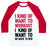 Virgin Teez  Baseball Tee Unisex Classic Baseball Tee / x-small / White/Red I KIND OF WANT TO WORKOUT, I KIND OF WANT TO GO BACK TO BED UNISEX CLASSIC BASEBALL TEE