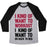 Virgin Teez  Baseball Tee Unisex Tri-Blend Baseball Tee / small / Athletic Gray / Black I KIND OF WANT TO WORKOUT, I KIND OF WANT TO GO BACK TO BED UNISEX TRI-BLEND BASEBALL TEE