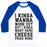 Virgin Teez  Baseball Tee Unisex Classic Baseball Tee / x-small / White/Blue I KINDA WANNA WORK OUT UNISEX CLASSIC BASEBALL TEE