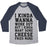 Virgin Teez  Baseball Tee Unisex Tri-Blend Baseball Tee / small / Athletic Gray / Navy I KINDA WANNA WORK OUT UNISEX TRI-BLEND BASEBALL TEE