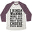 Virgin Teez  Baseball Tee Unisex Tri-Blend Baseball Tee / small / Oatmeal / Maroon I KINDA WANNA WORK OUT UNISEX TRI-BLEND BASEBALL TEE
