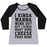 Virgin Teez  Baseball Tee Women's Tri-Blend Baseball Tee / small / Athletic Gray / Black I KINDA WANNA WORK OUT WOMEN'S TRI-BLEND BASEBALL TEE
