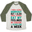 Virgin Teez  Baseball Tee Unisex Tri-Blend Baseball Tee / small / Oatmeal / Moss I KINDA WANNA WORKOUT BUT I ALSO KINDA WANNA EAT MY FEELINGS IN CHEESE AND SLEEP FOR A WEEK UNISEX TRI-BLEND BASEBALL TEE