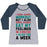 Virgin Teez  Baseball Tee Women's Tri-Blend Baseball Tee / small / Athletic Gray / Navy I KINDA WANNA WORKOUT BUT I ALSO KINDA WANNA EAT MY FEELINGS IN CHEESE AND SLEEP FOR A WEEK WOMEN'S TRI-BLEND BASEBALL TEE