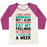 Virgin Teez  Baseball Tee Women's Tri-Blend Baseball Tee / small / Oatmeal / Berry I KINDA WANNA WORKOUT BUT I ALSO KINDA WANNA EAT MY FEELINGS IN CHEESE AND SLEEP FOR A WEEK WOMEN'S TRI-BLEND BASEBALL TEE