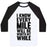 Virgin Teez  Baseball Tee Unisex Classic Baseball Tee / x-small / White/Black I KNOW EVERY MILE WILL BE WORTH MY WHILE UNISEX CLASSIC BASEBALL TEE