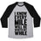 Virgin Teez  Baseball Tee Unisex Tri-Blend Baseball Tee / small / Athletic Gray / Black I KNOW EVERY MILE WILL BE WORTH MY WHILE UNISEX TRI-BLEND BASEBALL TEE