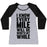 Virgin Teez  Baseball Tee Women's Tri-Blend Baseball Tee / small / Athletic Gray / Black I KNOW EVERY MILE WILL BE WORTH MY WHILE WOMEN'S TRI-BLEND BASEBALL TEE