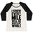 Virgin Teez  Baseball Tee Women's Tri-Blend Baseball Tee / small / Oatmeal / Black I KNOW EVERY MILE WILL BE WORTH MY WHILE WOMEN'S TRI-BLEND BASEBALL TEE