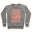 Virgin Teez  Pullover Crewneck Sweatshirt / x-small / Heathered Gray I KNOW I SAID I WANTED ABS BUT I THINK I'LL JUST DIE INSTEAD CREWNECK SWEATSHIRT