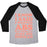 Virgin Teez  Baseball Tee Unisex Tri-Blend Baseball Tee / small / Athletic Gray / Black I KNOW I SAID I WANTED ABS BUT I THINK I'LL JUST DIE INSTEAD UNISEX TRI-BLEND BASEBALL TEE