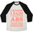 Virgin Teez  Baseball Tee Unisex Tri-Blend Baseball Tee / small / Oatmeal / Black I KNOW I SAID I WANTED ABS BUT I THINK I'LL JUST DIE INSTEAD UNISEX TRI-BLEND BASEBALL TEE