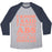 Virgin Teez  Baseball Tee Unisex Tri-Blend Baseball Tee / small / Athletic Gray / Navy I KNOW I SAID I WANTED ABS BUT I THINK I'LL JUST DIE INSTEAD UNISEX TRI-BLEND BASEBALL TEE