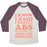 Virgin Teez  Baseball Tee Unisex Tri-Blend Baseball Tee / small / Oatmeal / Maroon I KNOW I SAID I WANTED ABS BUT I THINK I'LL JUST DIE INSTEAD UNISEX TRI-BLEND BASEBALL TEE